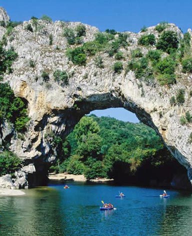 Kayak gorges de l'Ardèche